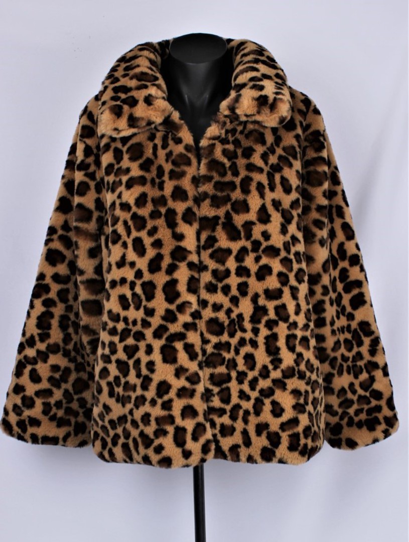 ALICE & LILY faux fur cheetah coat very sharp animal print SC/4758 ANI image 0